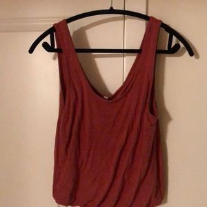 Free People Burnt Red Tank